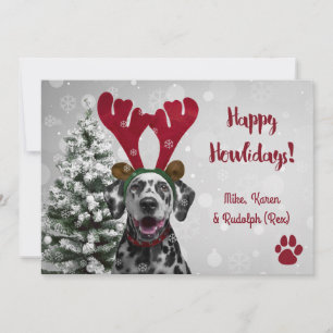 Chien Animal de compagnie drôle Joyeux Noël Cartes