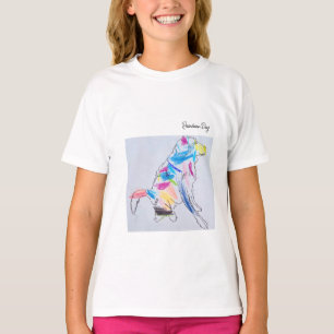 Chien arc-en-ciel T-shirt
