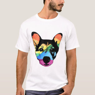 Chien arc-en-ciel, t-shirt
