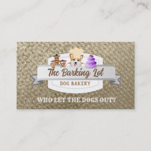 Chien Bakery Slogans Cartes de visite