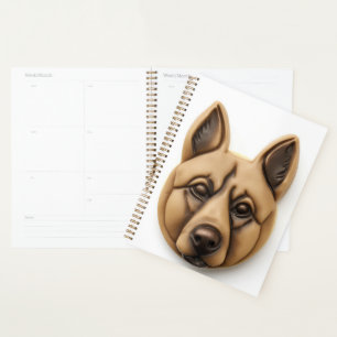 Chien belge Malinoi 3D inspiré