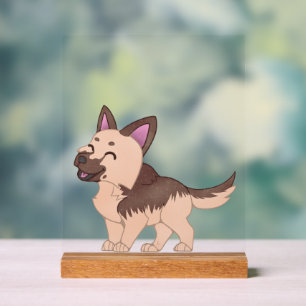 Chien berger allemand de Kawaii