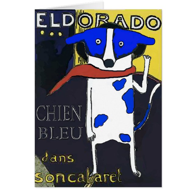 Chien Bleu Caberet, (Devant)