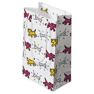 Chien Bone Graffiti Style Choisir Couleur M Sac ca