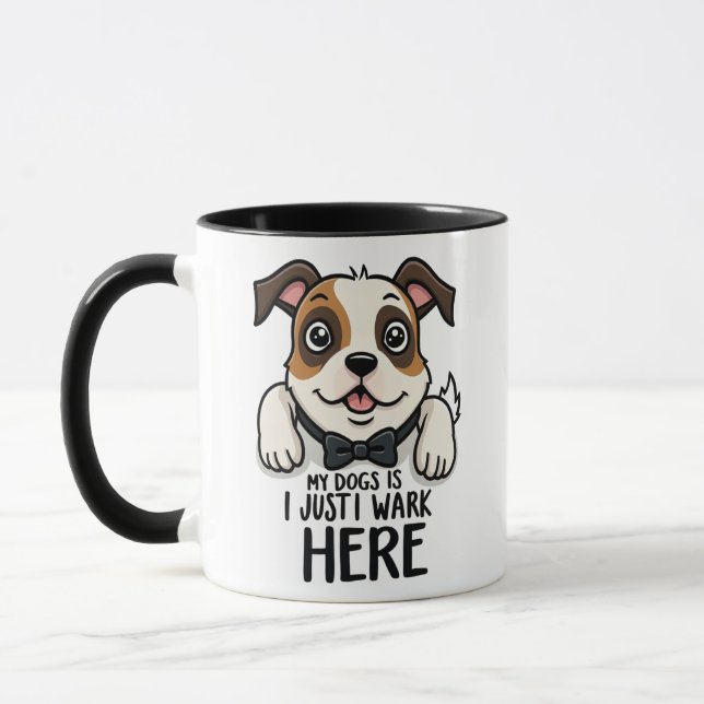 Chien Boss Mug (Gauche)