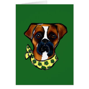 Chien Boxer St. Patty