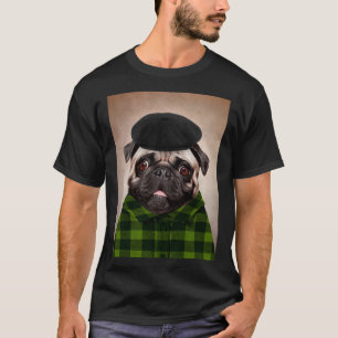 Chien carlin - Automne - D23 T-shirt classique 421