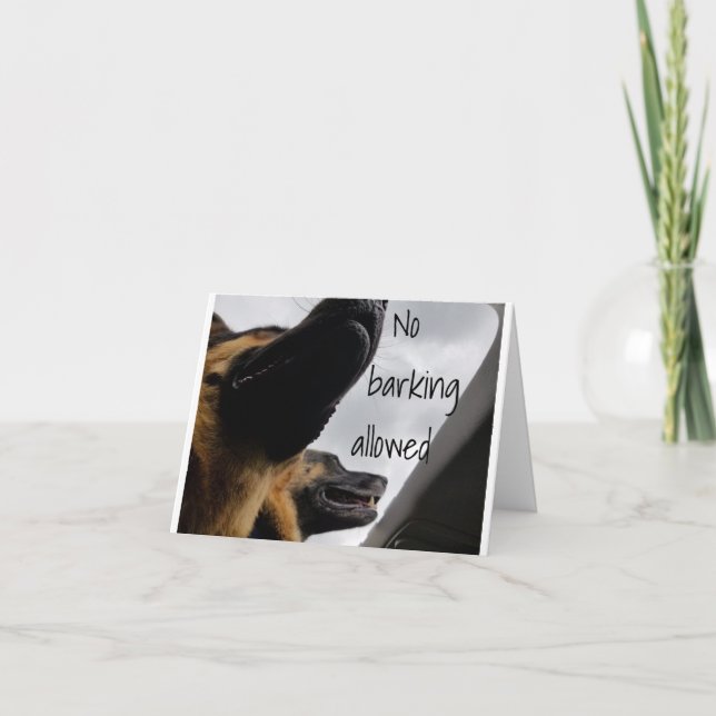 CHIEN CHANTEUR ***JOLIE ANNIVERSAIRE*** CARTE (Devant)