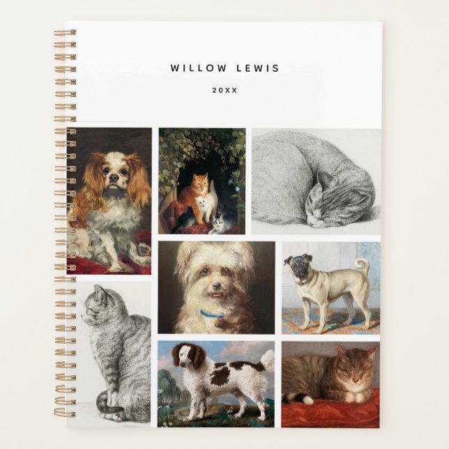 Chien Chat Animaux 8 Portrait Photo Gardien de col (Devant)