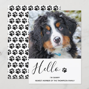 Chien Chien Chip Nouveau Faire-part animal