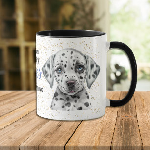 Chien chiot dalmate Kisses Réparez tout Mug