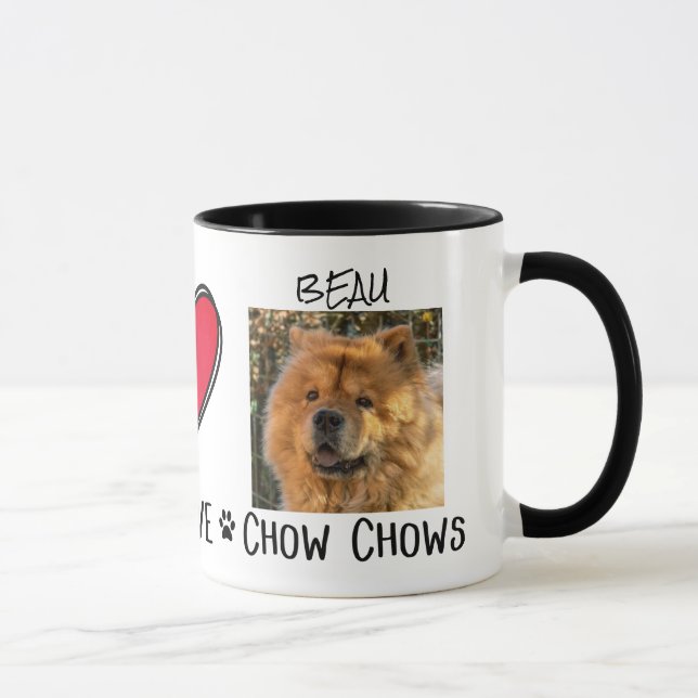 Chien Chow Chows Mug (Droite)
