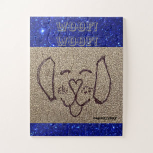 CHIEN COUPÉ FACE PUZZLE