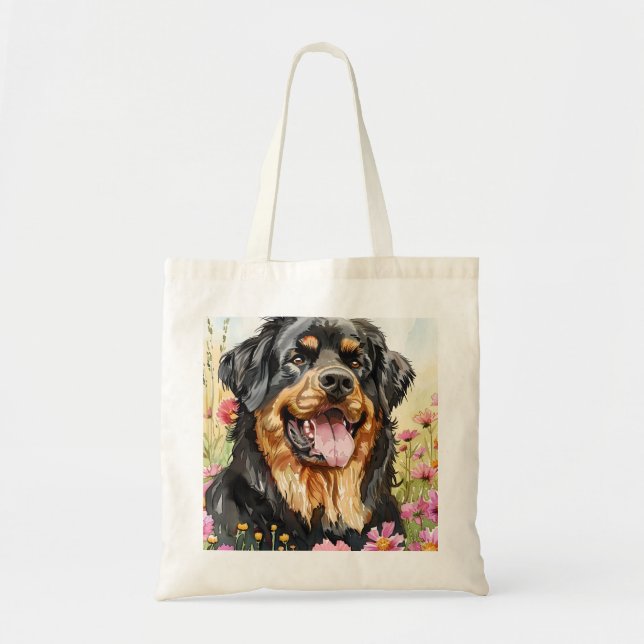 Chien d'aquarelle du Sac fourre-tout Mastiff tibét (Devant)