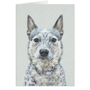 Chien de bétail australien - Cute Original Dog Art