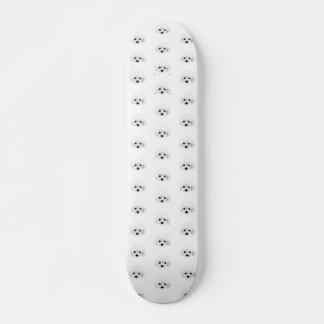 Chien de caniche _ skateboard motif