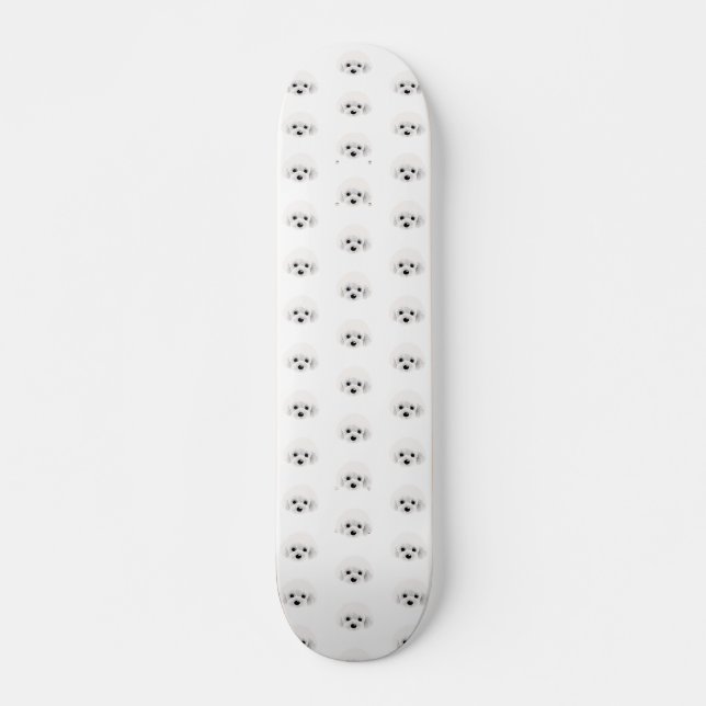 Chien de caniche _ skateboard motif (Devant)