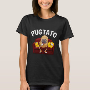 Chien de carlin de pomme de terre T-shirt classiqu