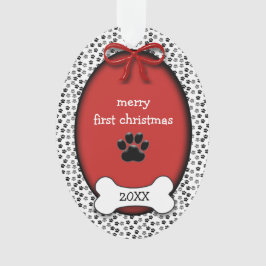 Chien de Chien de Chien Première Noël OU Commémora