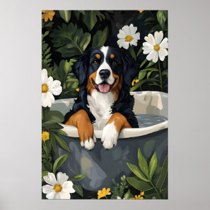 Chien de Montagne Bernois dans une Affiche de Baig
