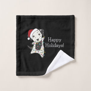Chien de Noël Dalmatien Animaux d'hiver Chiens