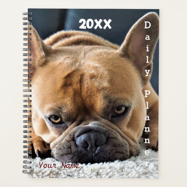 Chien de taule français - Planificateur quotidien  (Devant)