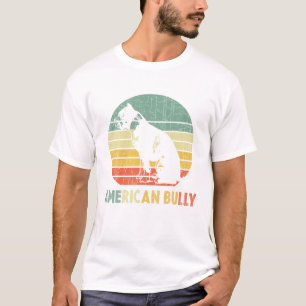 Chien de taureau américain rétro T-shirt Pitty Pit