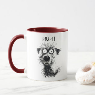 Chien de Whimsical HUH ! Drôle Combo Café Mug