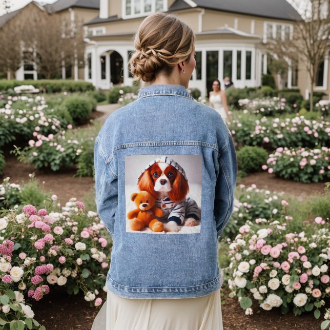 Chien douillet dans un Sweat - shirt à capuche élé (Mariage Retour)