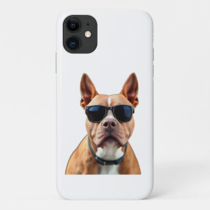 Chien en lunettes de soleil Apple iPhone 11 Coque