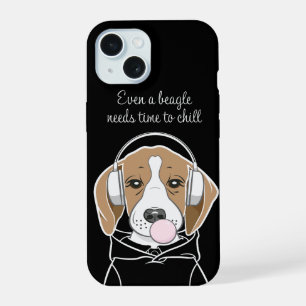 Chien frais avec Bubblegum mignon Beagle amusant