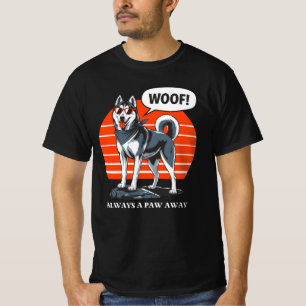 Chien Graffiti Style Street Art classique T-shirt