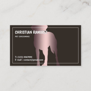 Chien Groomer Soins aux animaux de compagnie Carte