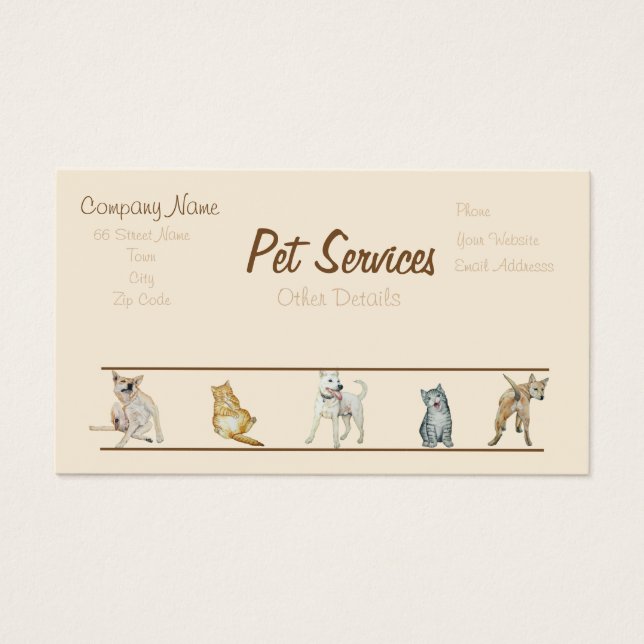 chien Grooming et services de soins pour animaux d (Devant)