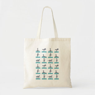 Chien italien Greyhound faisant du yoga Sac fourre