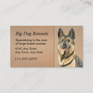 Chien Kennel Berger Allemand Carte de visite