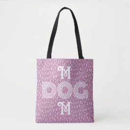 Chien Maman typographie moderne sac fourre-tout ro