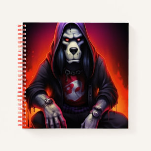 Chien Mauve Notizbuch
