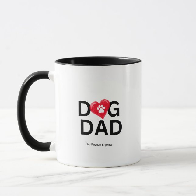 Chien papa Mug (Gauche)