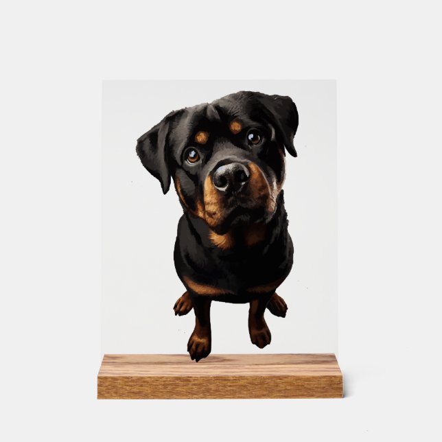 chien rottweiler (Recto)