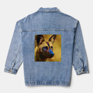 Chien Sauvage d'Afrique Jeansjacke
