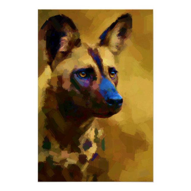 Chien Sauvage d'Afrique Poster (Vorderseite)