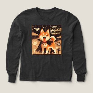 Chien Shiba Inu habillé en Vampire