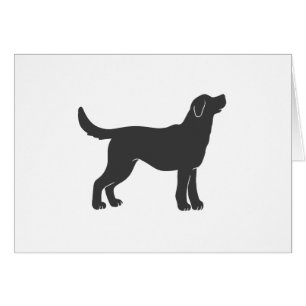 Chien silhouette debout - Choisir la couleur arriè