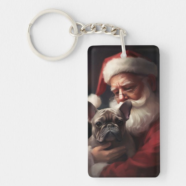 Chien-taureau français avec Noël Festif du Père No (Devant)