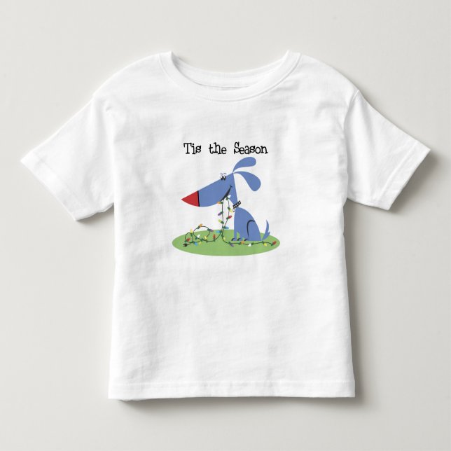 Chien Tis the Season Tshirts et cadeaux de vacance (Devant)