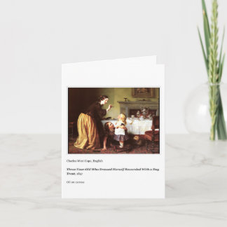 CHIEN TRAITER LA CARTE DE JOUR DE LA MÈRE