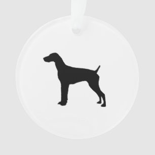 Chiens allemands d'amour de silhouette