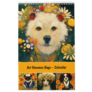 Chiens Art Nouveau – Calendrier