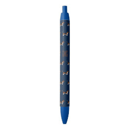 Chiens beagles Motif Stylo monogramme